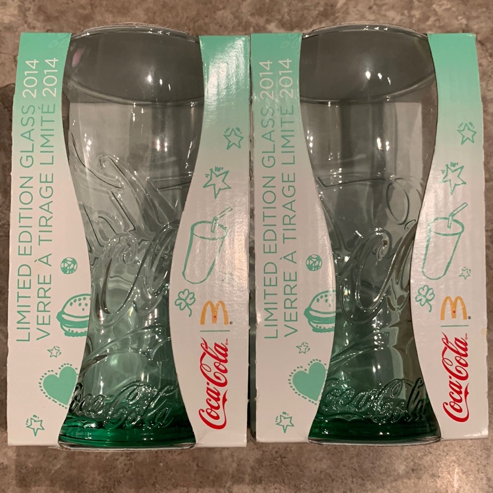 McDonalds Coca-Cola Glasses 8oz